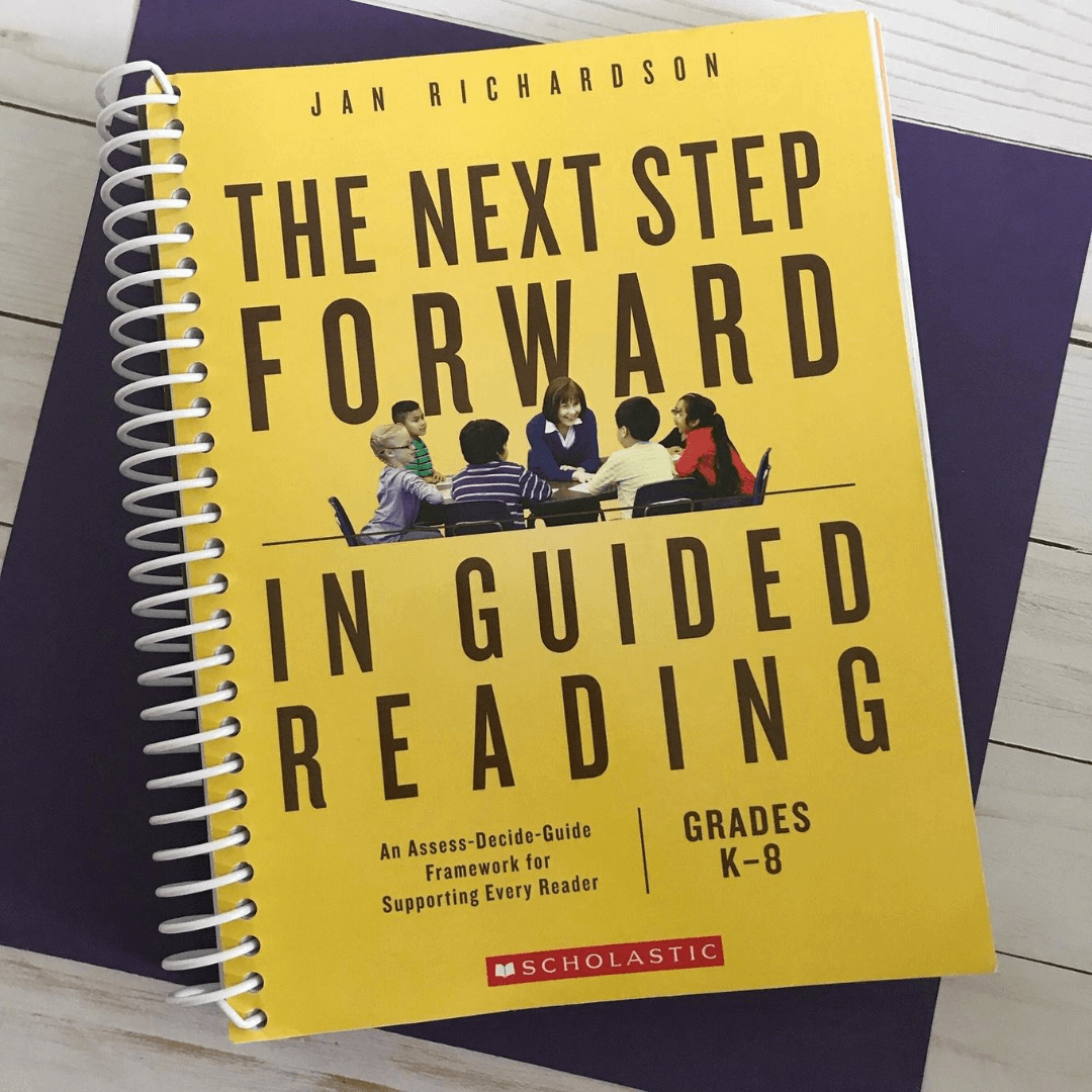 a picture of the book the next step forward in guided reading